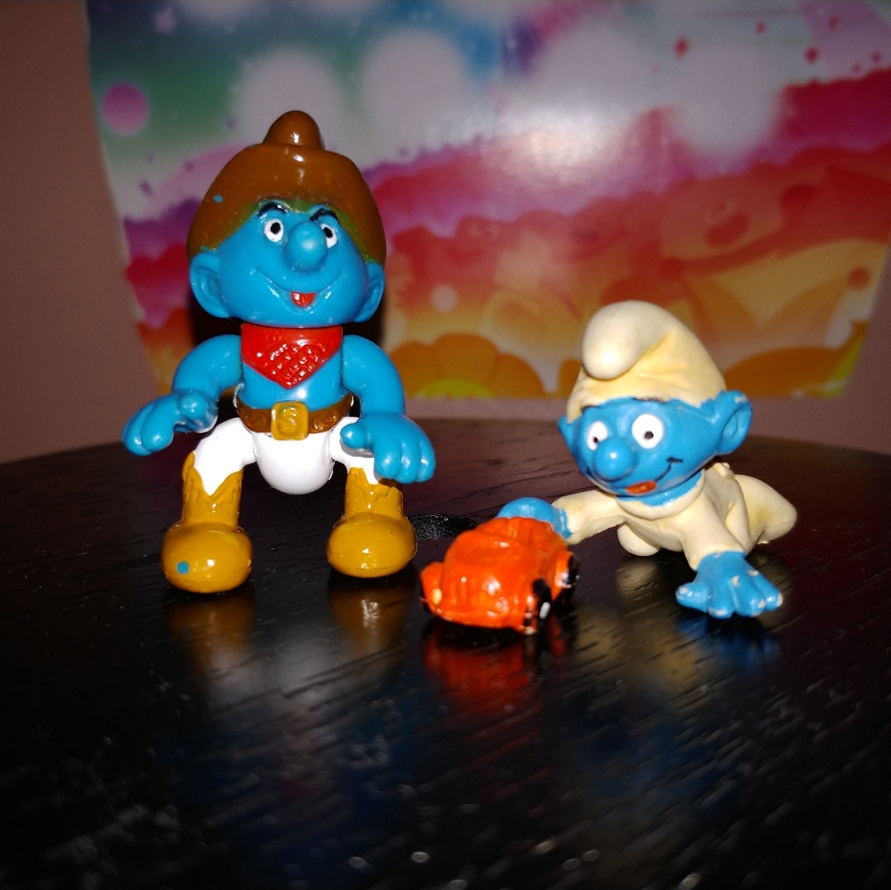 Smurf figures bundle